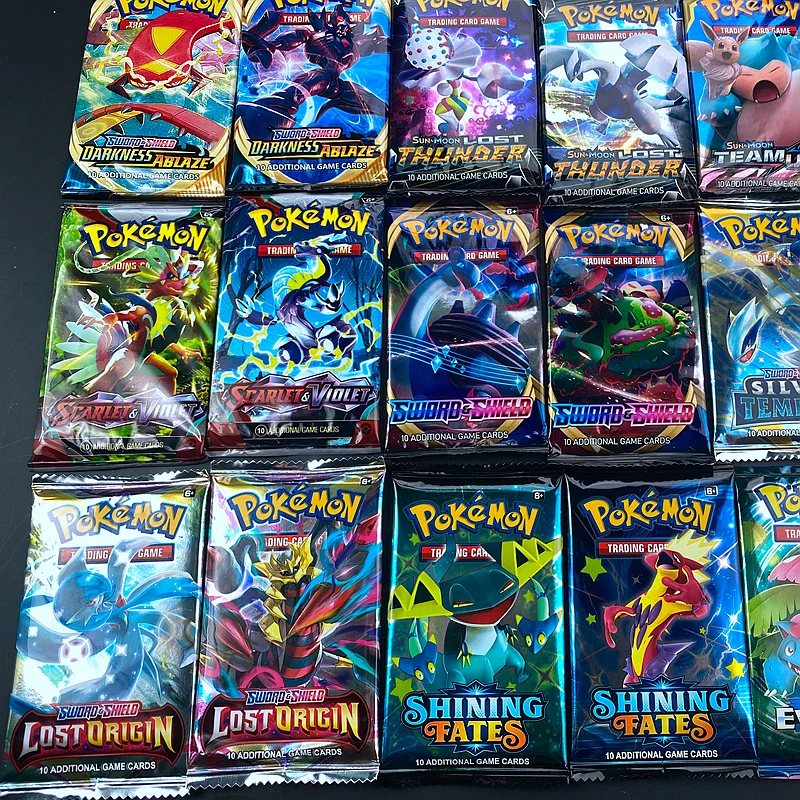 30pc choose Pokemon Cards GX Tag Team Vmax EX Mega Energy Shining Pokemon Card Game Carte Trading Collection Card Pokemon Cards