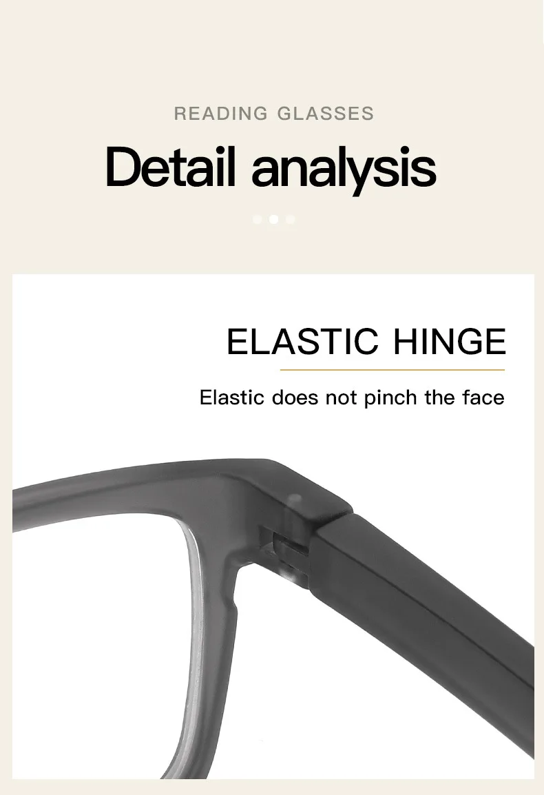 JMISUS Custom Prescription Glasses Progressive Multifocal Photochromic Sports Square Frame Myopia Glasses Multiple Colors Choice