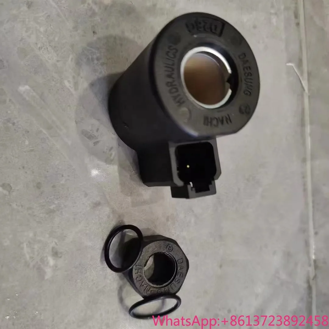 

EC200D EC210D EC210B EC140B EC240B Excavator Parts New Solenoid Valve Coil Model D VOE 14722625
