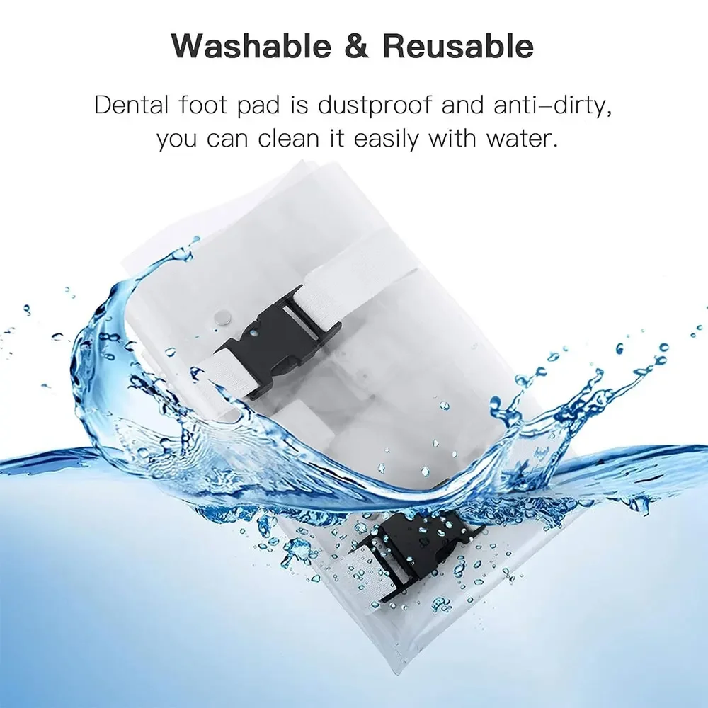 Dental Chair Foot Cover Pad Transparent Dentist Seat Unit Protective Sleeve Plastic Saddle Cover Waterproof Dustproof Protector