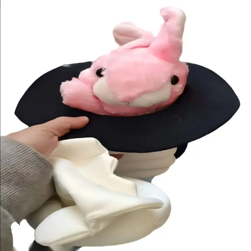 กระต่ายในหมวกหุ่น-สีชมพู Magic Tricks-Stage Props ภาพลวงตาตลก Close Up ตลกคริสต์มาสของขวัญง่ายต่อการทําเด็ก