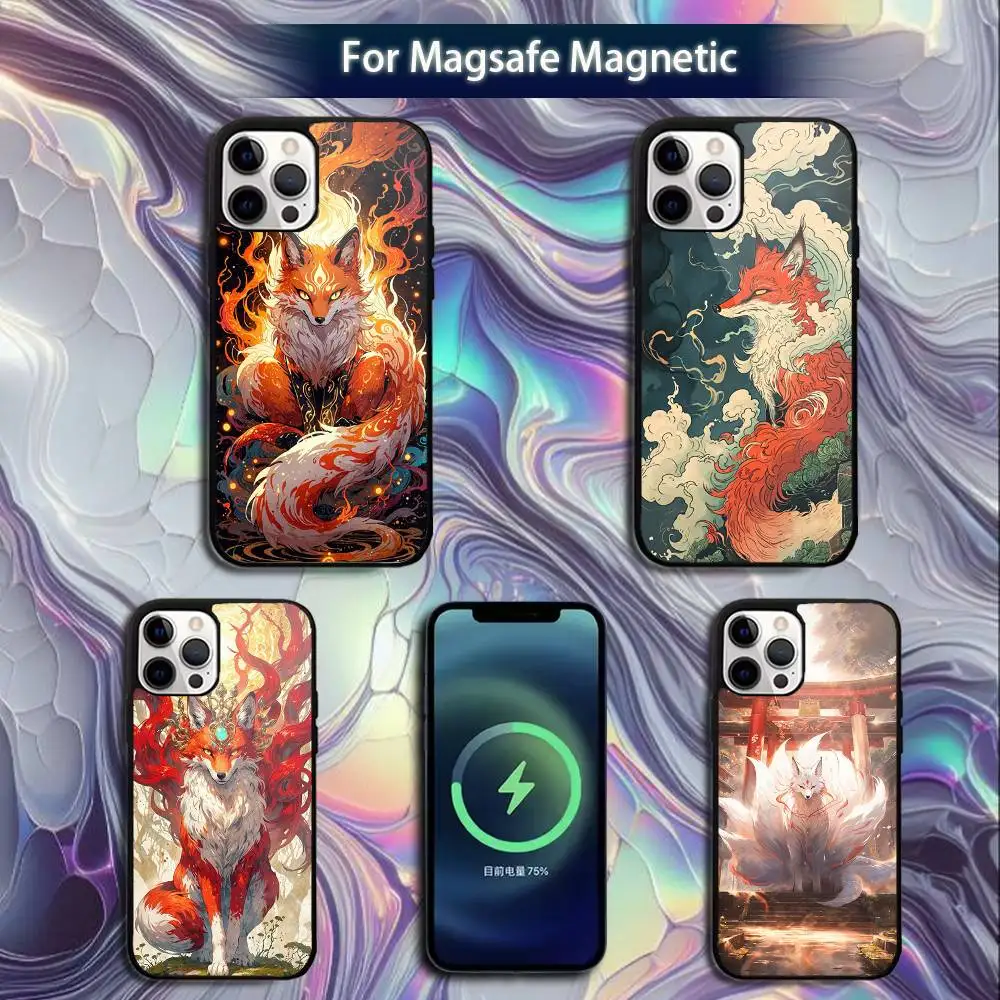 

Pet animal Fox Phone Case For iPhone 16e,16,15,14,13,12,11,Plus,Pro,Max,Mini Magsafe Magnetic Wireless Charging
