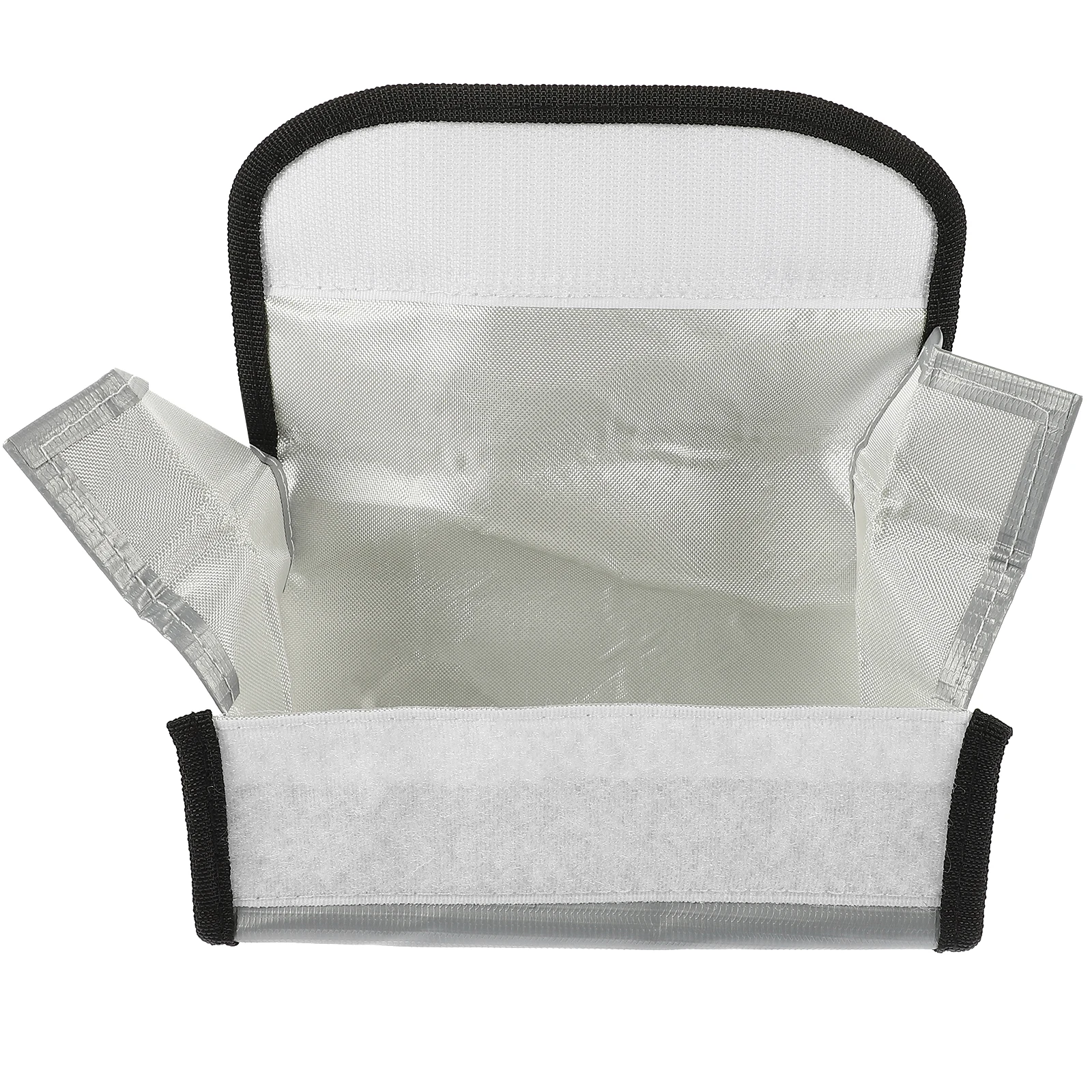 

185mmx75mmx60mm Black Safety Fireproof Explosion Proof Protection Bag for RC Storage Pouch