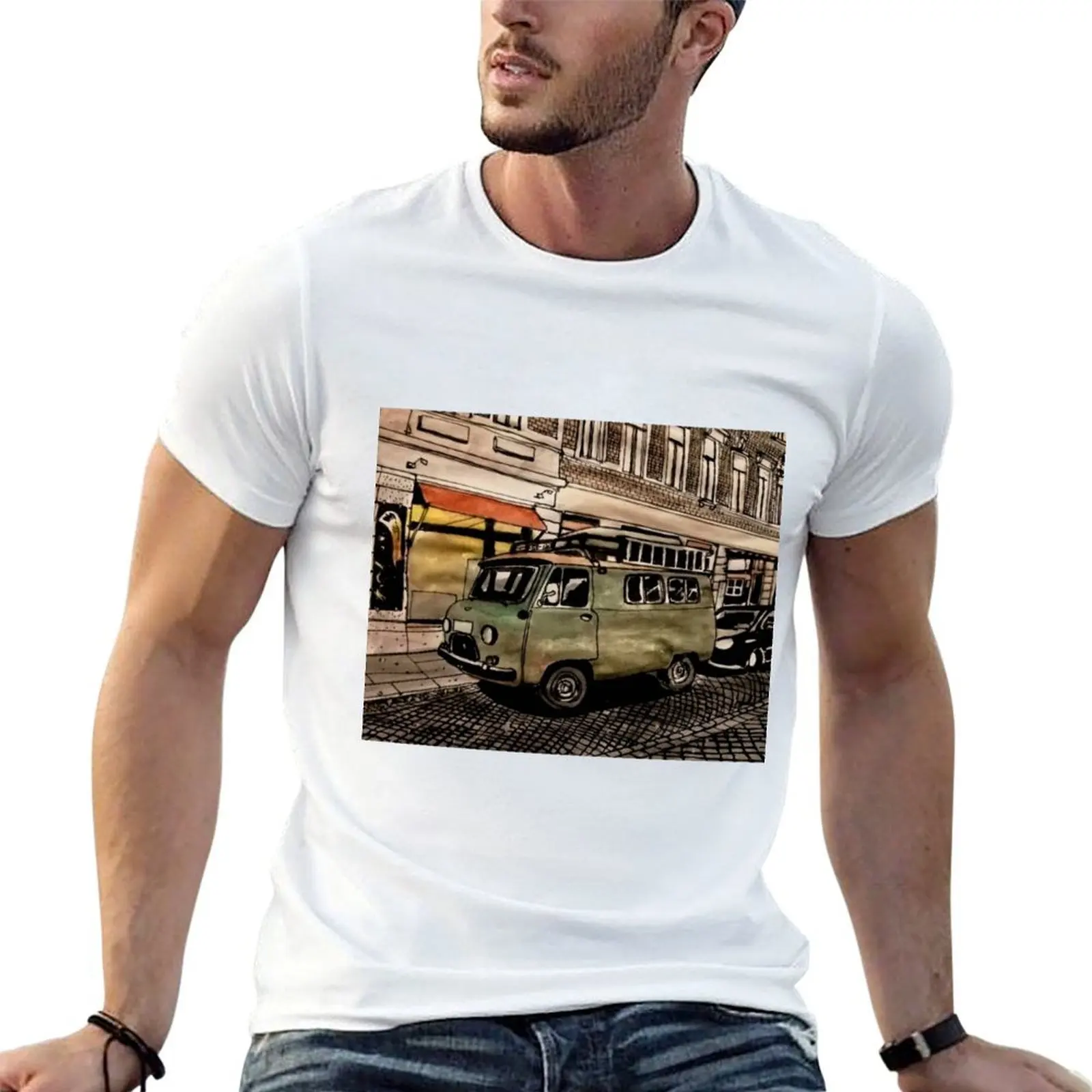 

Nice UAZ T-Shirt mens graphic t shirts man t shirt summer T-Shirt