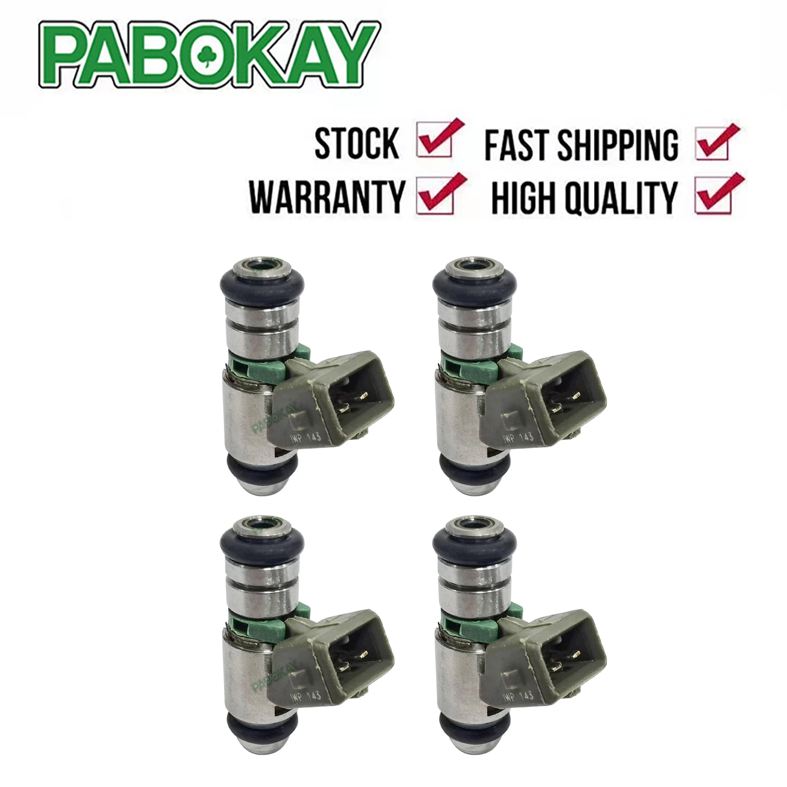 4 pieces x Fuel Injector For Renault Clio 2 Laguna Megane Scenic Thalia IWP143 8200128959 0280158170 35929 75112142 50102602