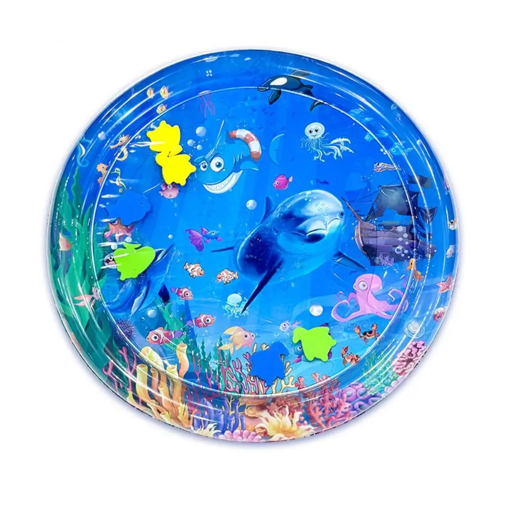 

Summer 25.59 Inches Cat Play Mat Inflatable Marine Organism Water Playmat Cool Comfort Patted Pad