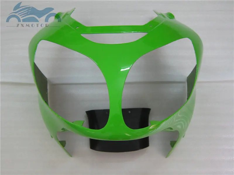 Free Customized fairing kits for aftermarket green black ABS plastic fairings 2000 2001 ZX 12R zx12r 00 01 motorcycle bodywork