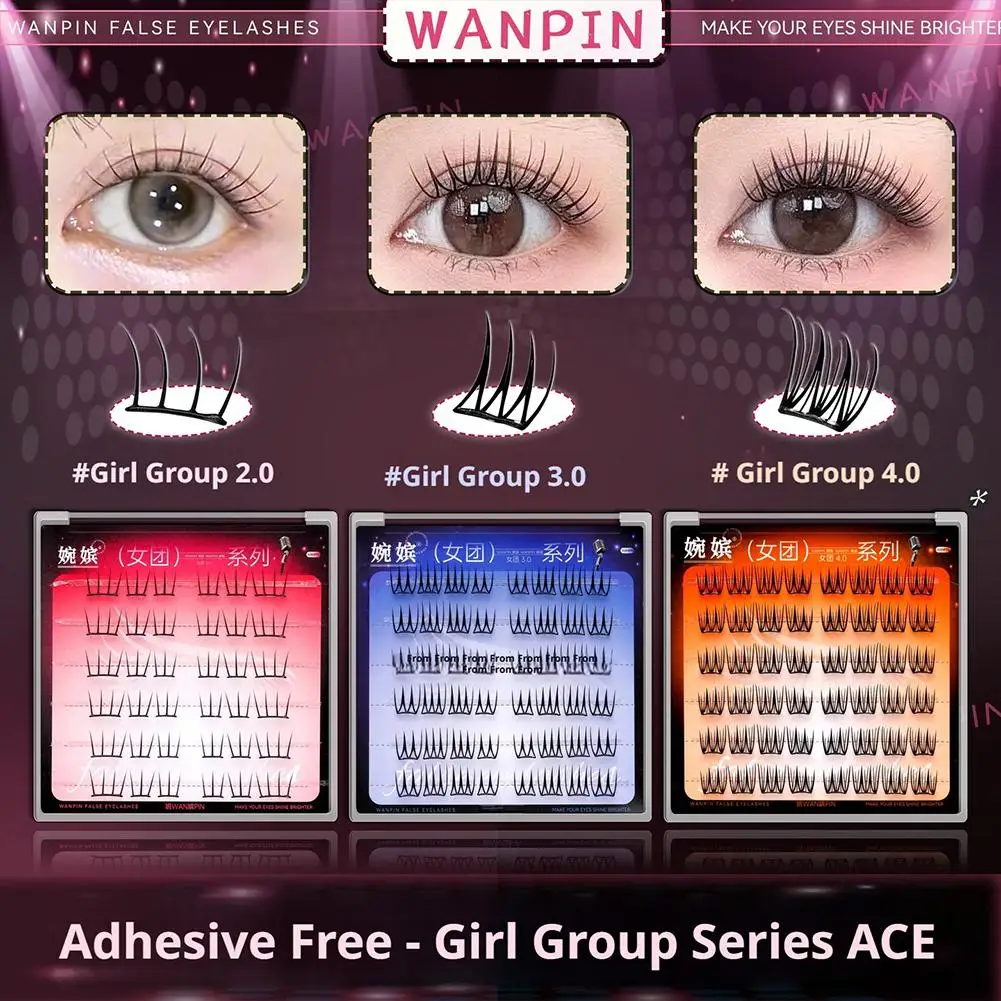 

Korean Idol DIY Sectional Lashes Extension Cute Cat Paw False Eyelashes Natural Make Up Large Capacity DIY Lash