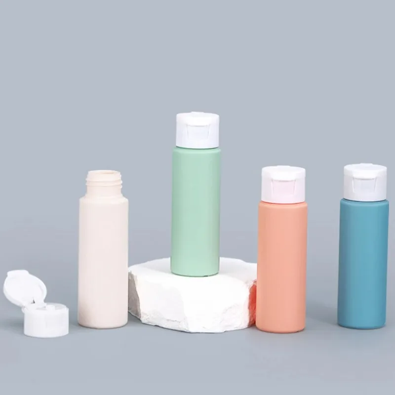 Silicone Travel Refillable Bottle Makeup Cosmetics Dispensing Storage Bottle Container Empty Shower Gel Essence Shampoo Jars