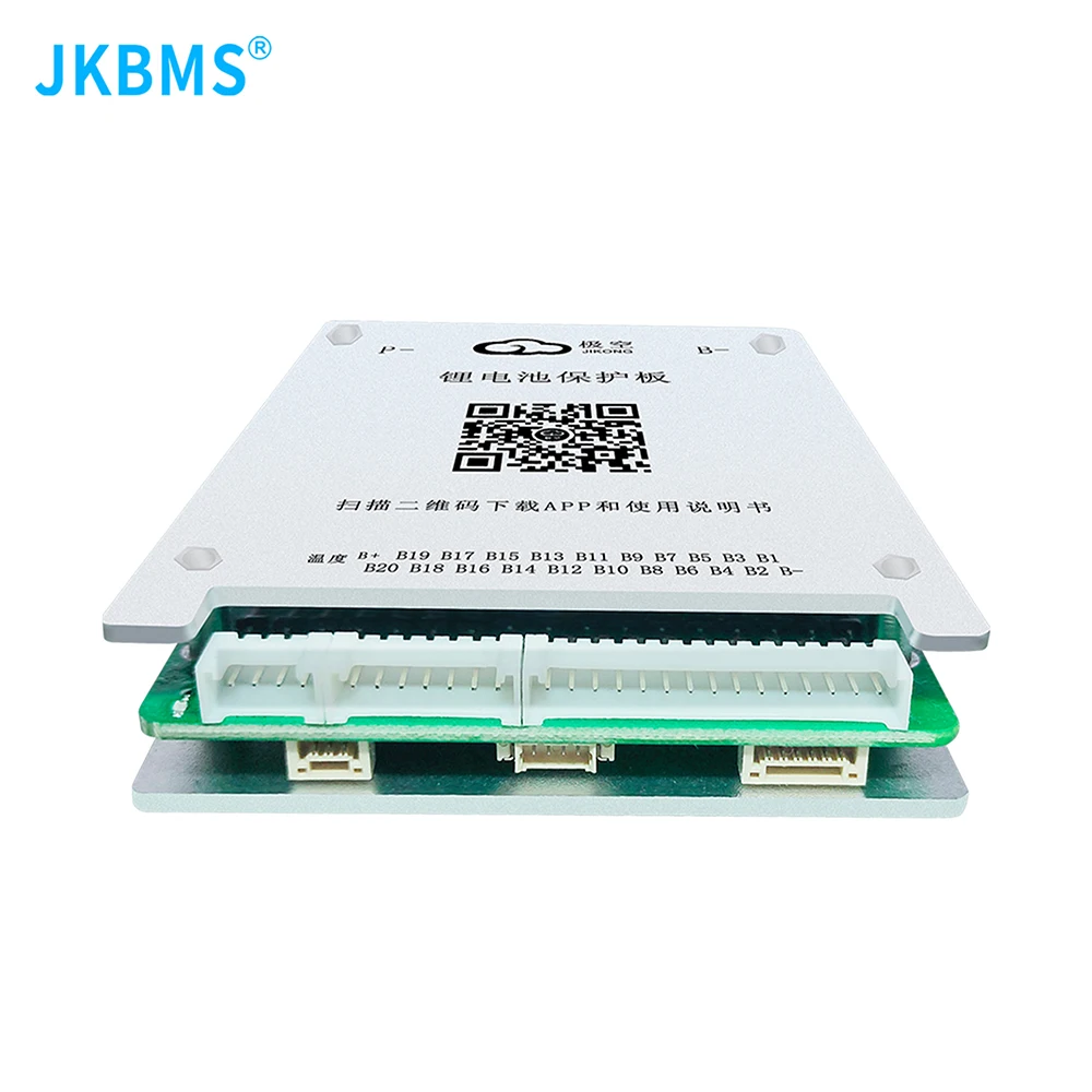 JKBMS BD6A17S8P Smart bms BT 8S 10S 16S 17S  24V 48V BATTERY WITH 0.6A ACTIVE BALANCE bms lifepo4 Li-ion LTO