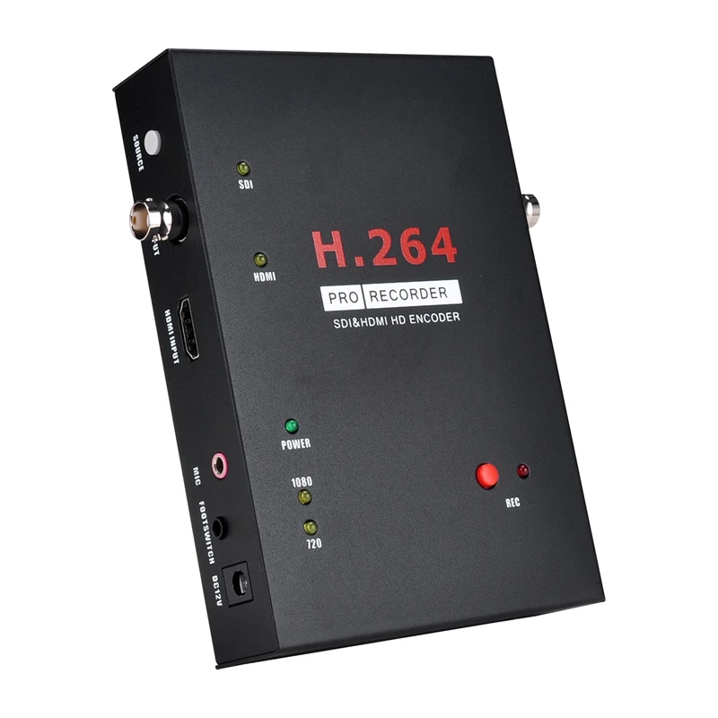 H.264 Pro Recorder SDI HD HDMI From SDI And Hd-mi Video Capture Encorder Record HD Signal To USB Or HDD Support Live Streaming