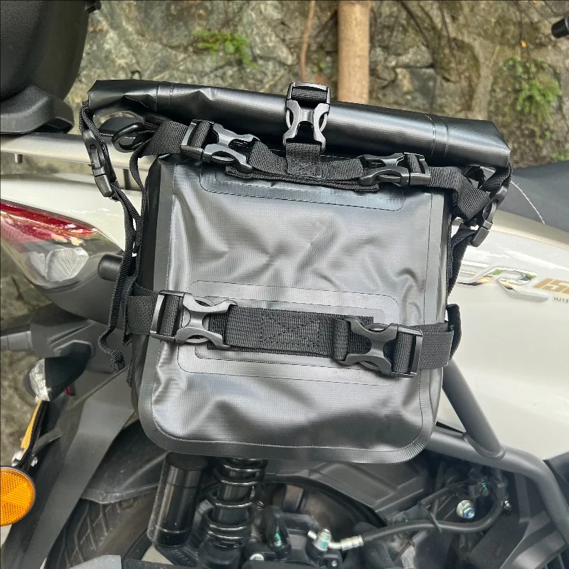 6L Waterproof Bumper Bag For ADV BMW Yamaha Tenere 700 Honda NC750X CB500X Motorcycle Side Frame Crash Bar Bag Tools Storage Bag