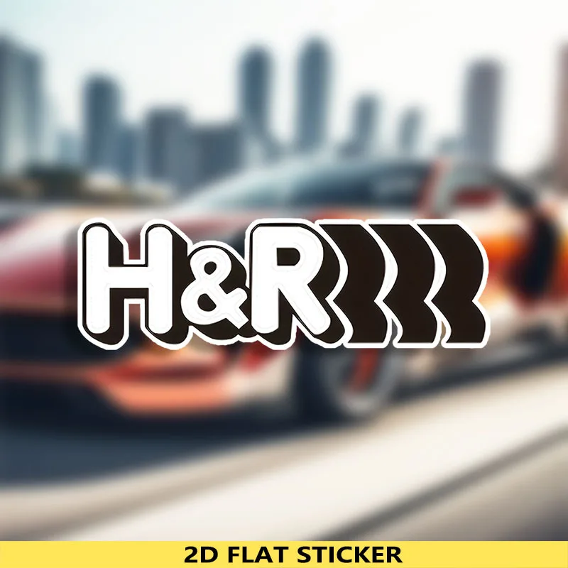 

1PC Bold "H&R" 2D Sticker, Fit for Camper Vans, Guitar Cases, Mirrors & Car - Loving Spaces