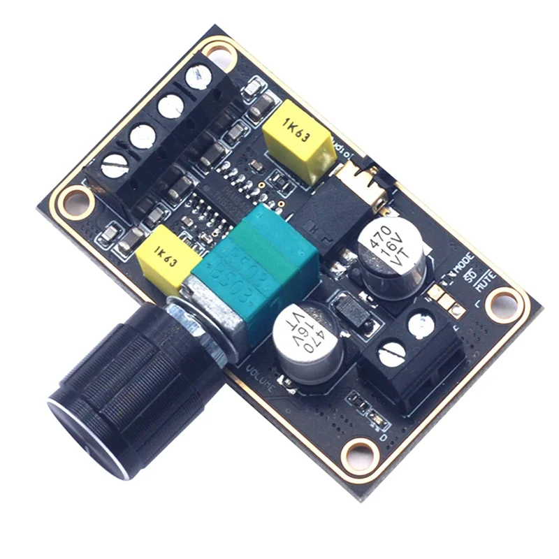 Digital Audio Amplifier Board PAM8406 5W+5W Stereo 5V D Class DIY Amplifier Module Audio Power Amplifier Board