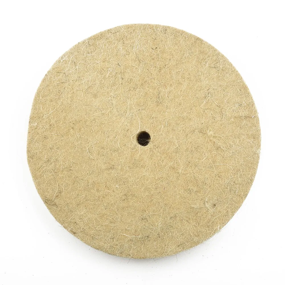 Perfect for Jade Polishing WoolFelt Polishing Buffing Wheel, 6 inch Diameter, 1 inch Thickness, 10 mm Inner Hole