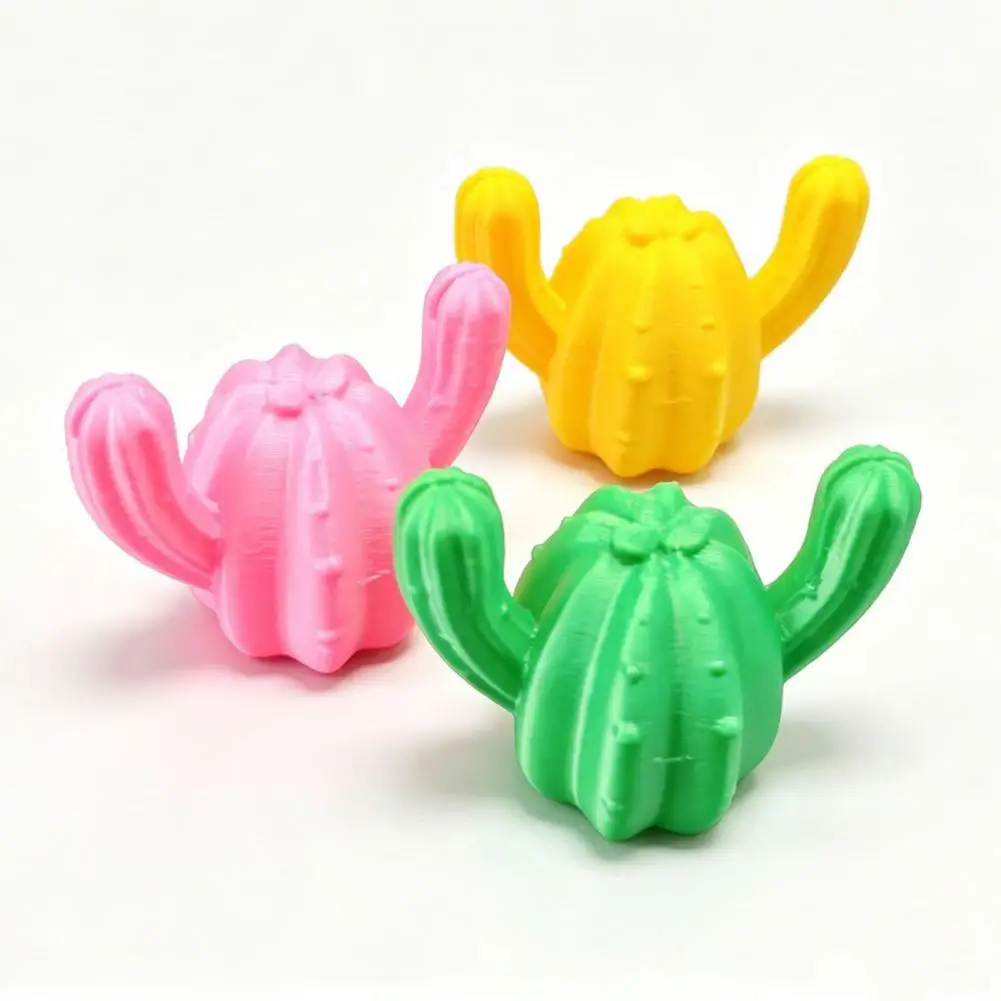 Decorative Table Ornament Fine Carving Ornament Cactus Photo Holder Desktop Ornament Business Card Stand Decorative for Home