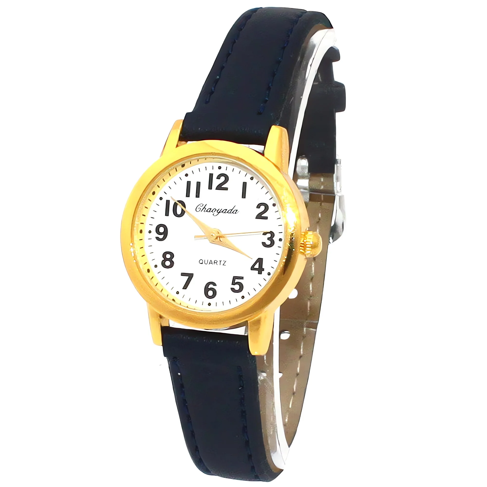 Unisex Kids Quartz Watch - Simple Lovely Number Dial with Leather Strap Student Wristwatch for Boys And Girls
