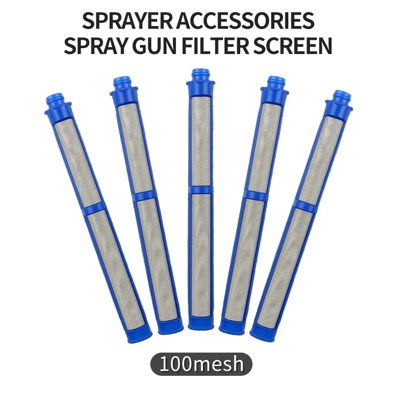 Bezpowietrzny rozpylacz do farby filtr 390, 395, 495 kolektor 60/100 siatka Airless pistolet do malowania 4/5 sztuk