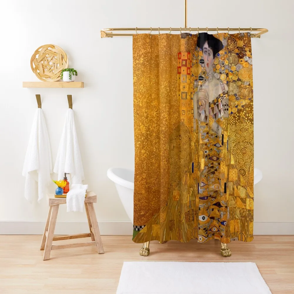 

Gustav Klimt - Portrait of Adele Bloch-Bauer Shower Curtain Shower Sets For Bathroom Bathroom And Shower Products Curtain