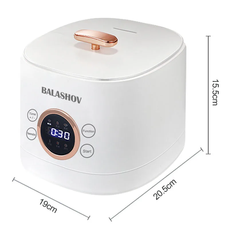 220V EU Plug Mini Electric Smart Rice Cooker multifunzione cuociriso antiaderente MultiCooker Fashion Cooking Machine Foy Home