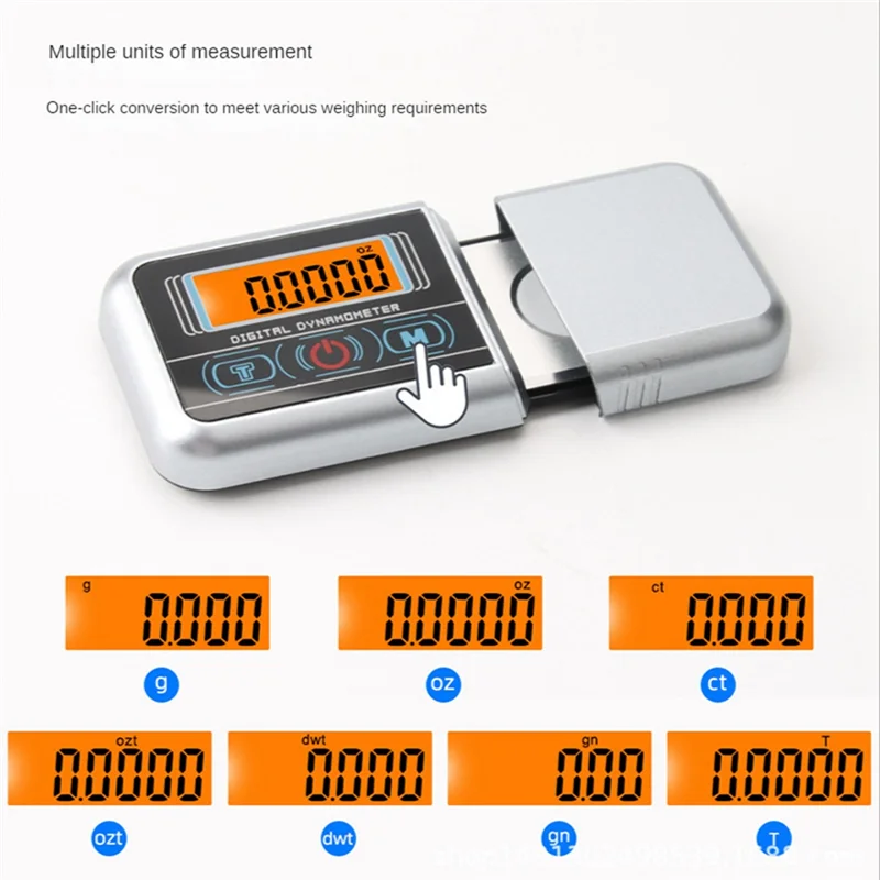 

100G/0.005 Mini Digital Turntable Stylus Force Scale Gauge LED Arm Load Meter Portable Digital Scales Jewelry Scale