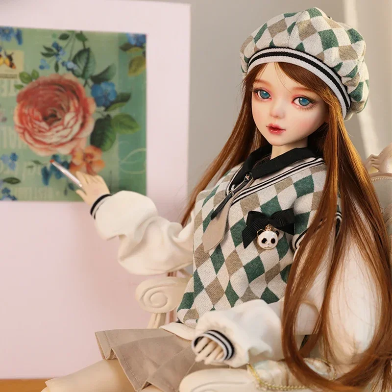 Оригинальная игрушка 60 см 1/3 Bjd, кукла, дизайнерский макияж, вращающиеся два цветных глаза с одеждой, коллекция ручной работы, полный комплект, подарок для девочек