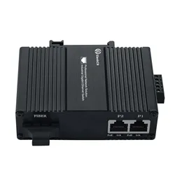 Ethernet Data Exchange Poe Switch, Extensor de Rede, Industrial, SC, 1000Mbps, 1000Mbps, 2 Portas, Enthernet