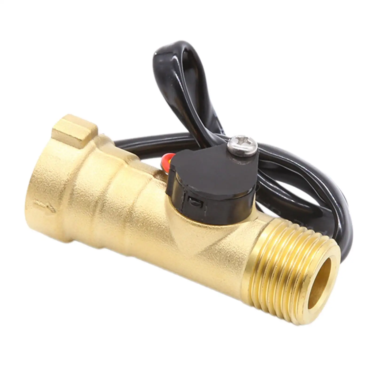 4 Points Internal Thread Brass Water Flow Sensor High Accuracy Hall Effect Meter for Plumbing System