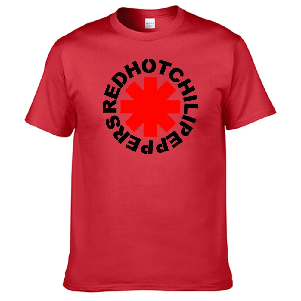 RHCP Rock Band Red Hot Chili Pepperss T shirt 100% Cotton Men Shirt N025