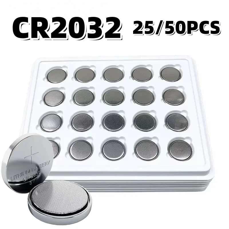 

25/50 шт. CR2032 3 В литиевая батарея CR 2032 cr2032 кнопочная батарея для игрушек калькулятор автомобильные часы кнопка дистанционного управления монета