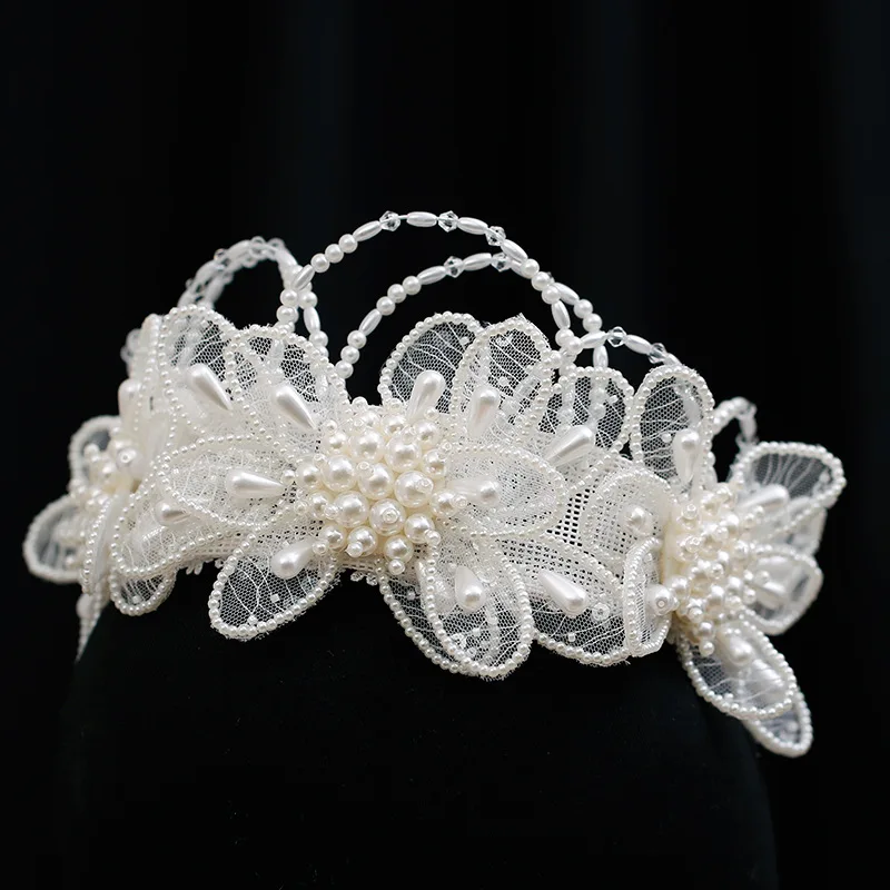 Fairy Retro Heavy Industry Beaded Bride Hairband Mori Wedding Hair Accessories Sample Wedding Headdress