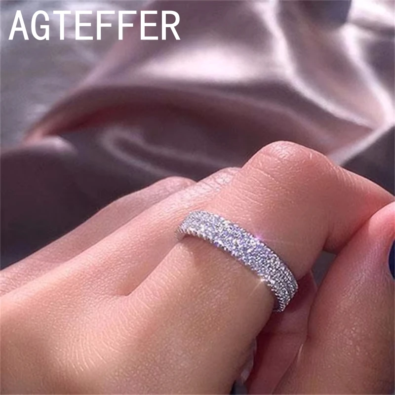 

925 Sterling Silver Jewelry Natural Diamond Jewelry Bizuteria Gemstone Ring for Women Wedding moissanite Anillos Mujer Ring