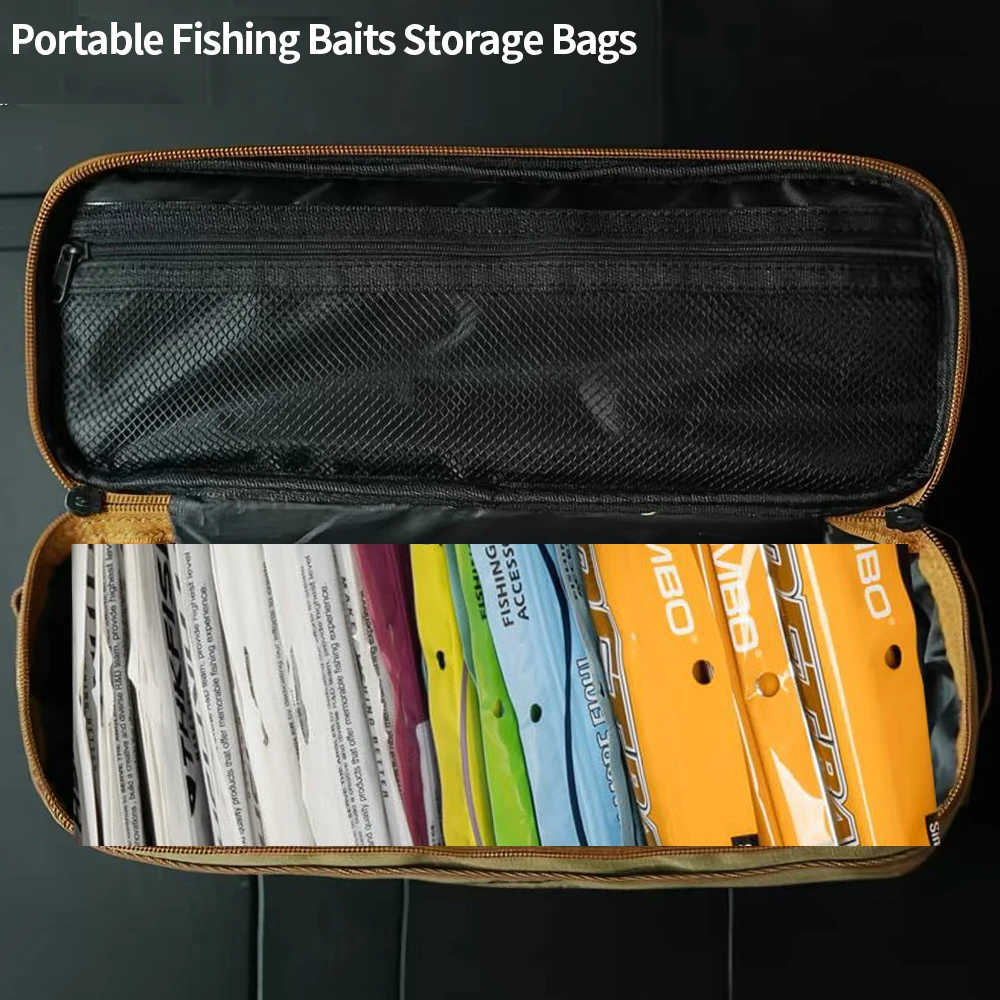 ソフトルアーバッグ 大容量 ポータブル 釣り餌収納バッグ 防 - Fishing Equipment Lures のレビューと価格