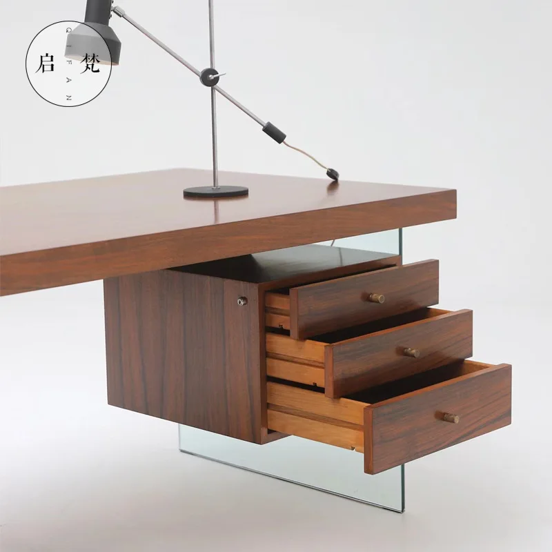 Solid wood desk tea table long table workbench