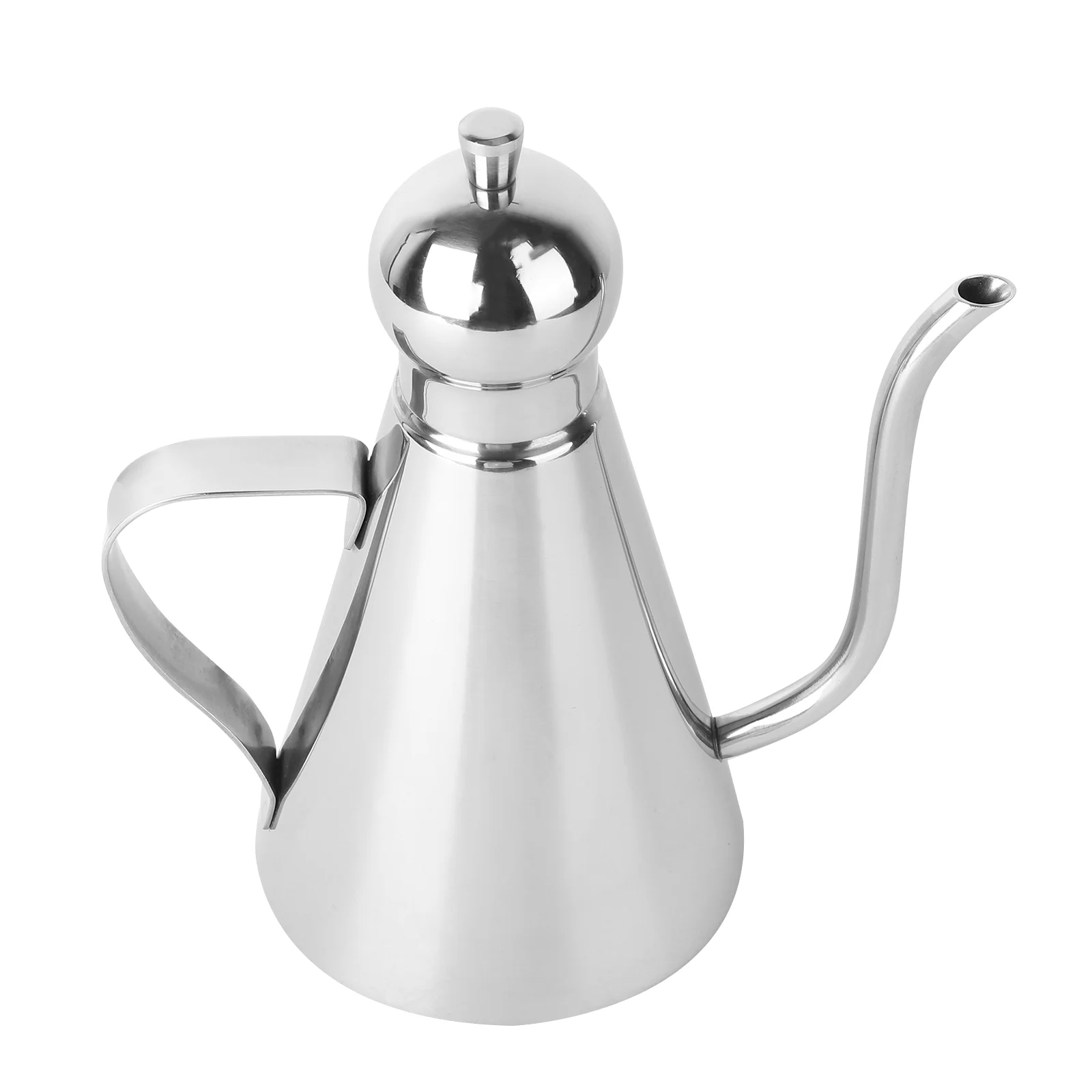 

304 Stainless Kettle Sauce Bottle Vinegar Lecythus Steel Oil Container Silver Dispenser