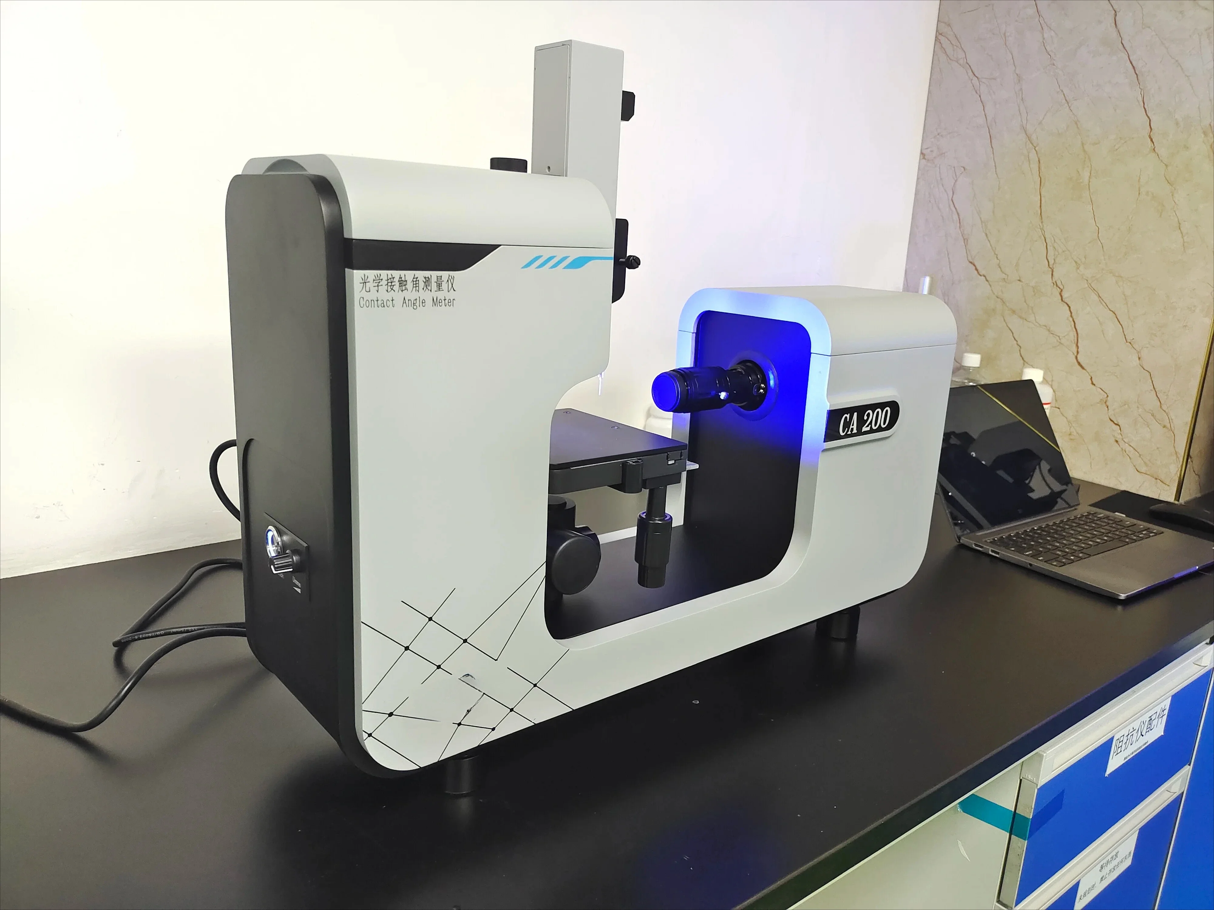 Contact Angle Meter Measuring Instrument Equipment Source Factory