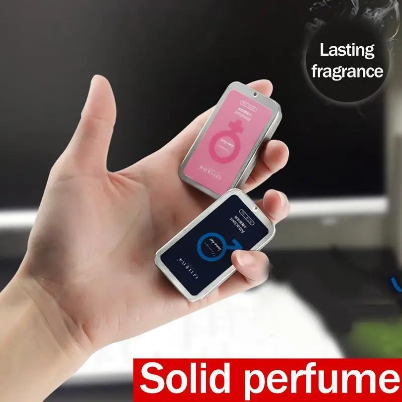 Pheromone Perfume Solid Balm for Men Women Solid Compact Tin Long Lasting Fragrance Deodorant For Dating Portable Deodorant view 2
