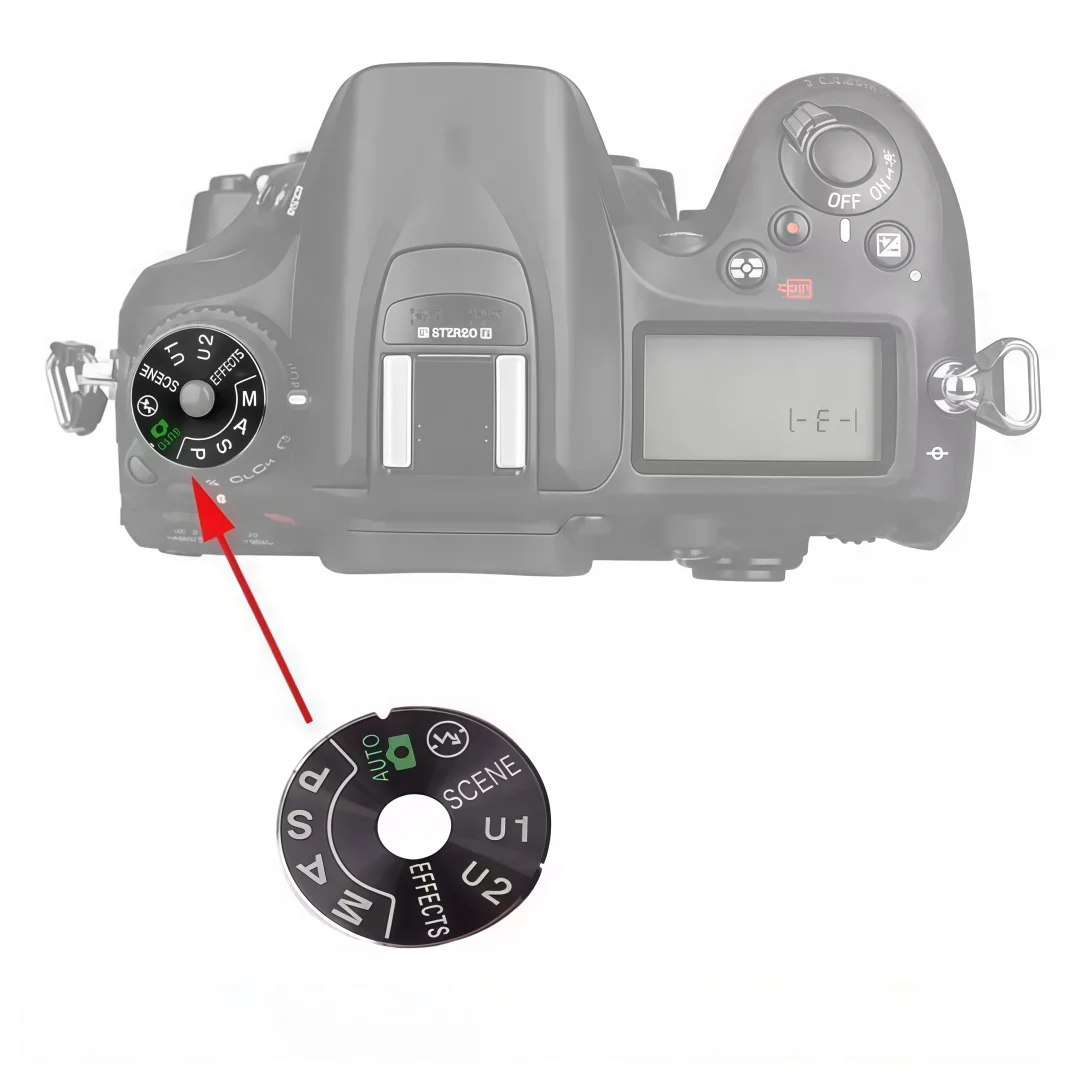 New Function Mode Dial Sticker Label For Nikon D7100 D7200 D750 D7500 Digital Camera Repair Spare Parts