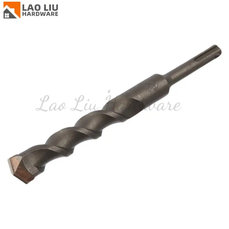 اثنين من حفر وأخاديد لحفر الجدران 1 قطعة 20 مللي متر رأس مستدير مثقاب مطرقة كهربائي 200 مللي متر حفر خرسانة متينة