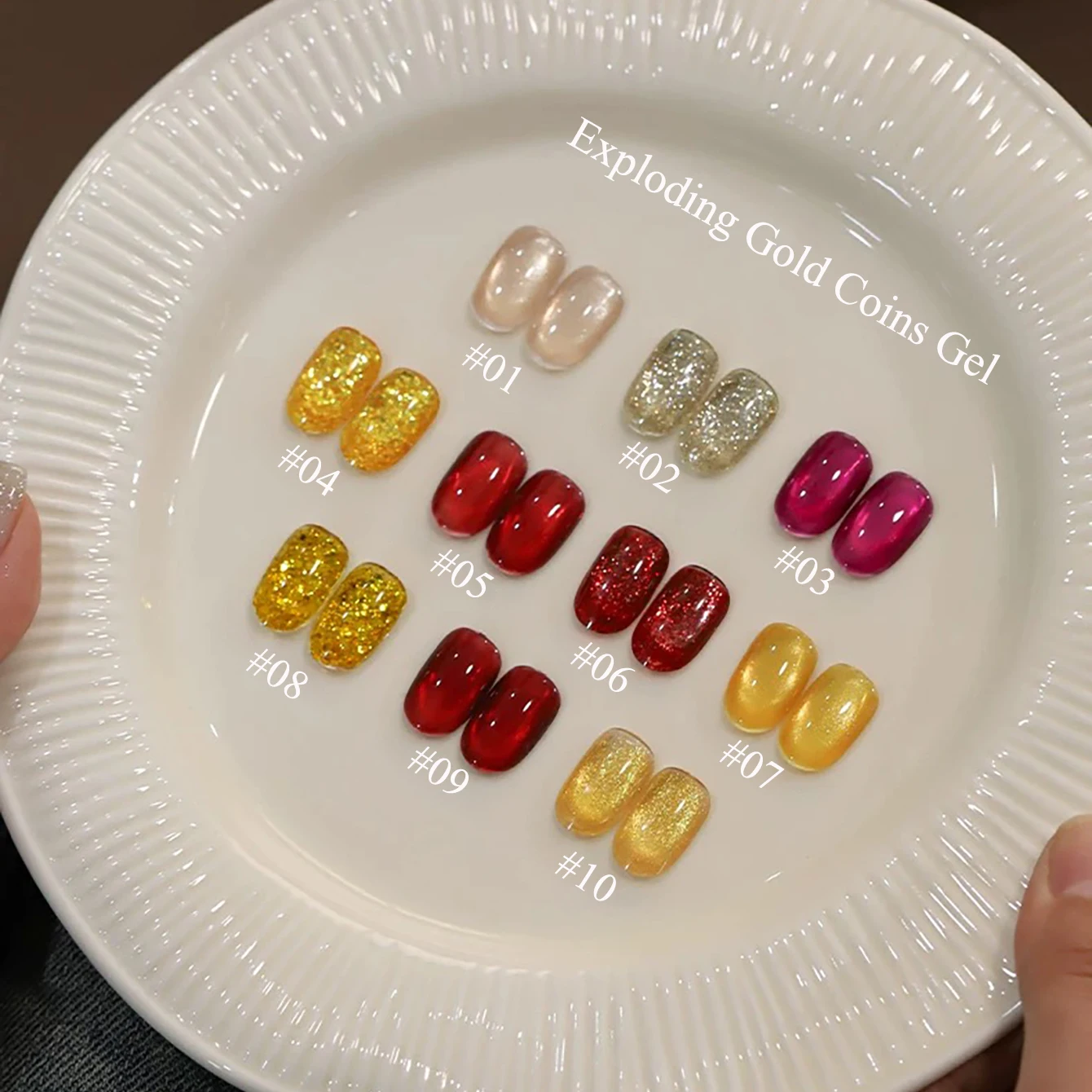 طلاء أظافر جل جديد بتصميم عين  - مراجعة Nail Art Yellow وسعره