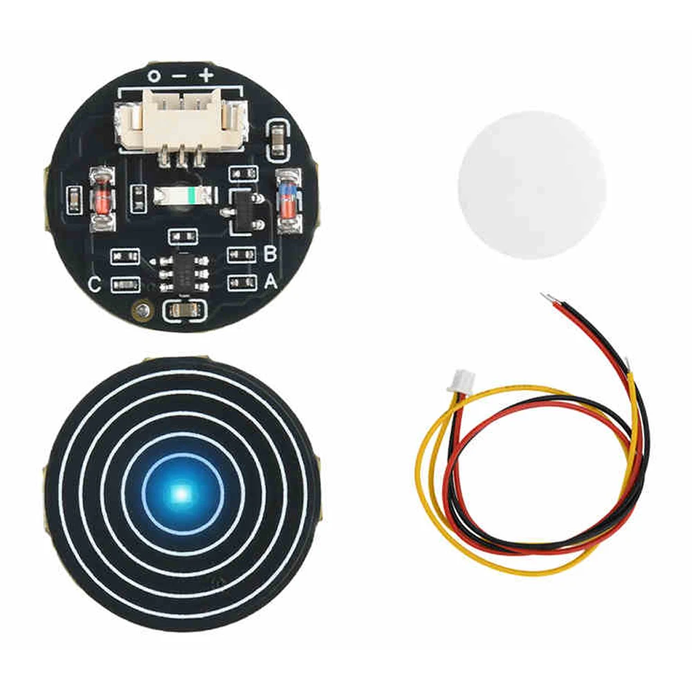 DC3-30V Touch Key Switch Inching/Latching Touch Single-button Switch Sensor Module Bistable Optical Touch Switch LED Light Strip