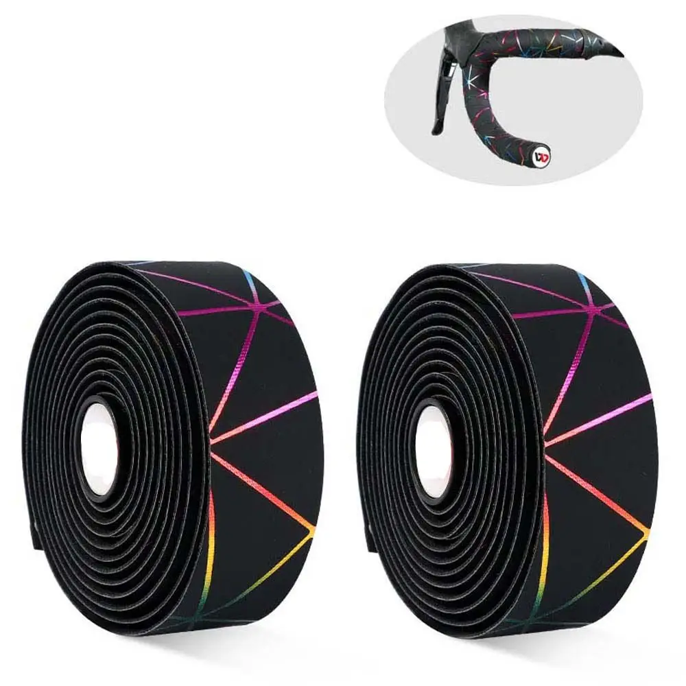 

Strap Tape Wrap With 2 Bar Plug Anti-Vibration Damping Bicycle Handlebar Tape Bike Bar Tape Handle Bar Belt Bicycle Accessories