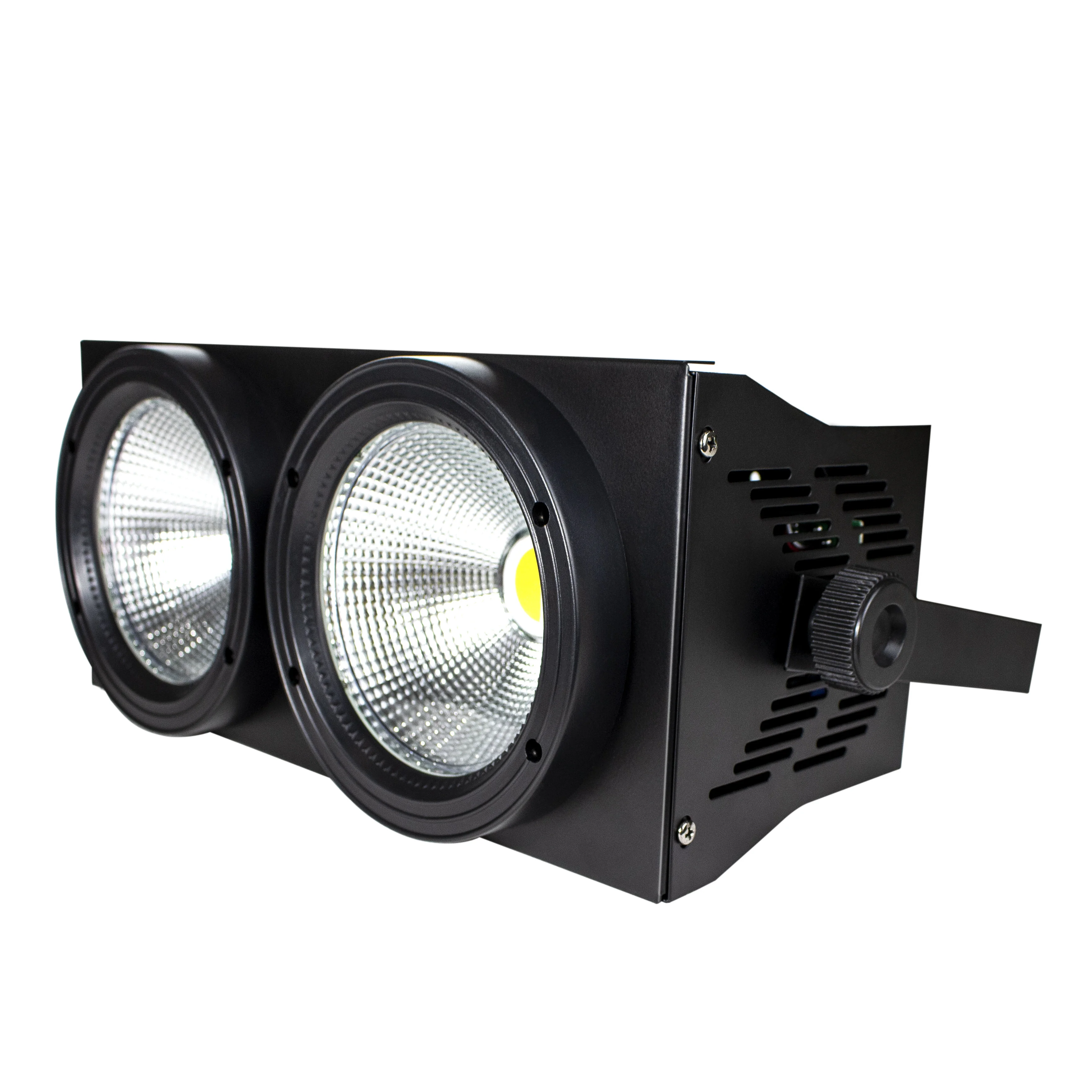 

2*100W LED Blinder Light Warm White/Cool White RGBW Fresnel Stage Audience Lights for Theme Parks Stage Lighting