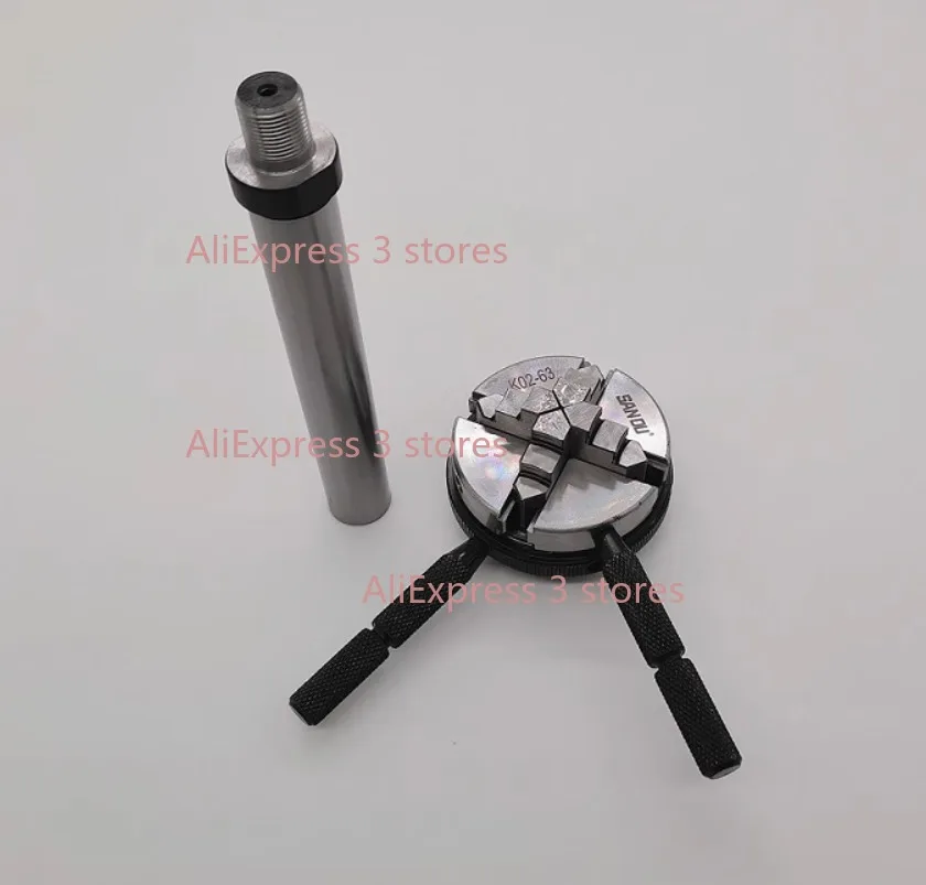 

1PC High precision woodworking chuck connecting rod DIY spindle chuck connecting shaft thread M14 x 1