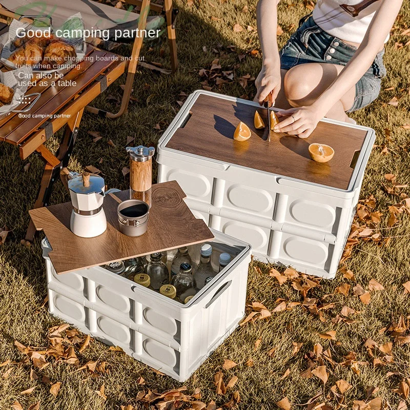 

Outdoor Folding Storage Use Storage Box Portable Folding Box Car Home Sorting Box Logistics Box Wholesale Space-saving Daily