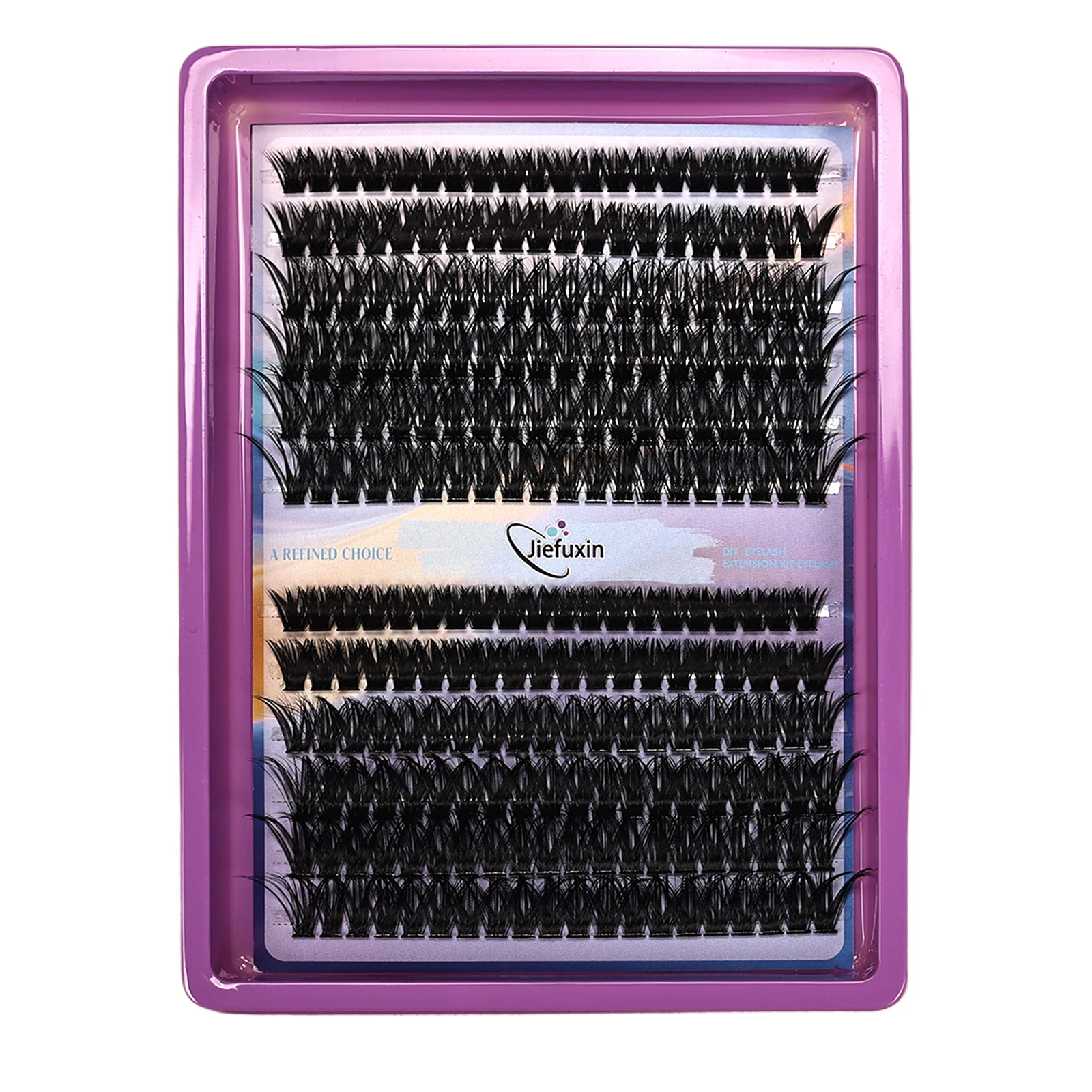 Manga Cluster Lashes D-Curl Flauschige Einzelwimpernverlängerungen DIY Selbstklebende Natürliche Falsche Wimpern für Anfänger Tägliches Make-up – Detail 6
