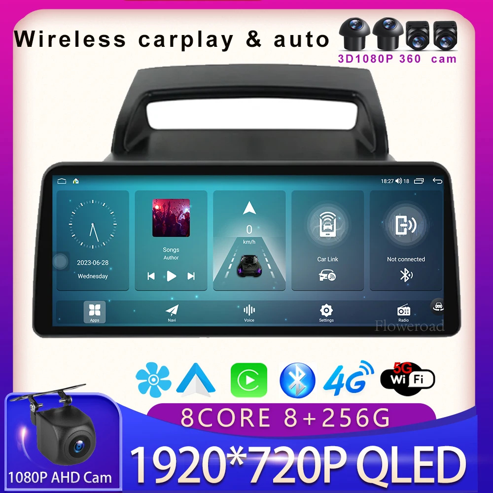 12.3‘’  For KIA Carnival VQ 2006-2014 Car Radio Video Wireless Carplay Auto Multimedia Player GPS 5GWiFi BT5.0