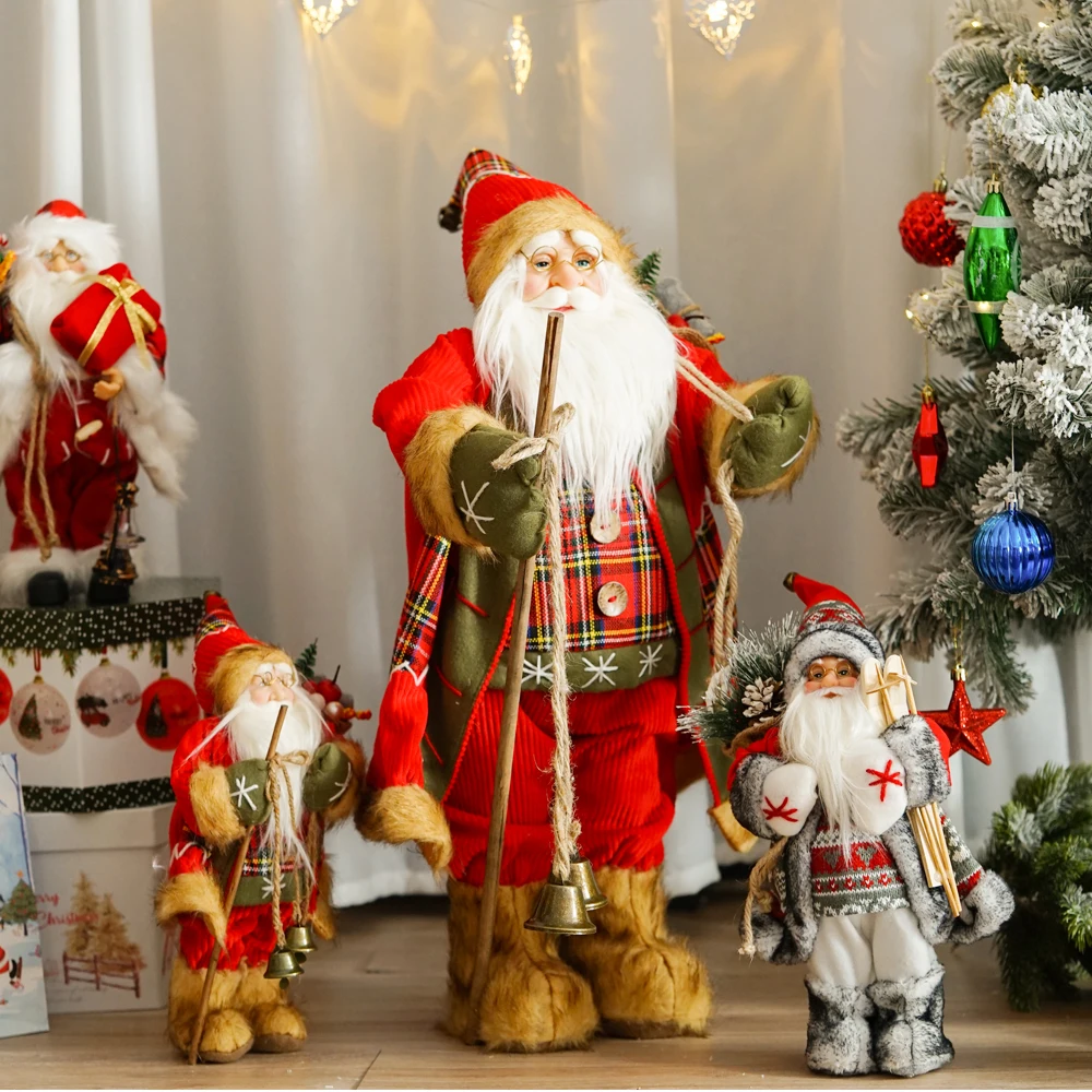 

Bring Joy to Your Home: Christmas Santa 30CM Perfect New Year's Eve Gift Merry Christmas Decor Ornament