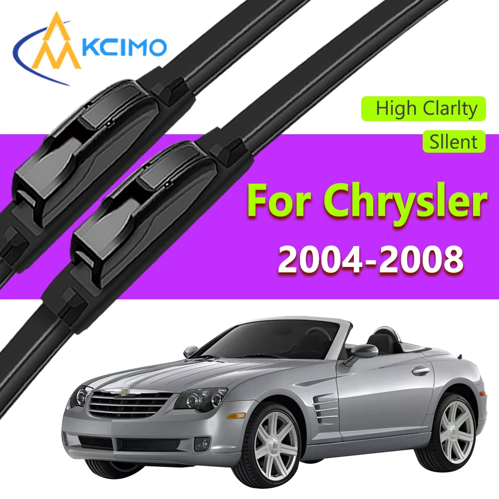 

Kcimo 2Pcs Front Windshield Wiper Blades For Chrysler Crossfire 2004-2008 Windscreen Window Car Accessories