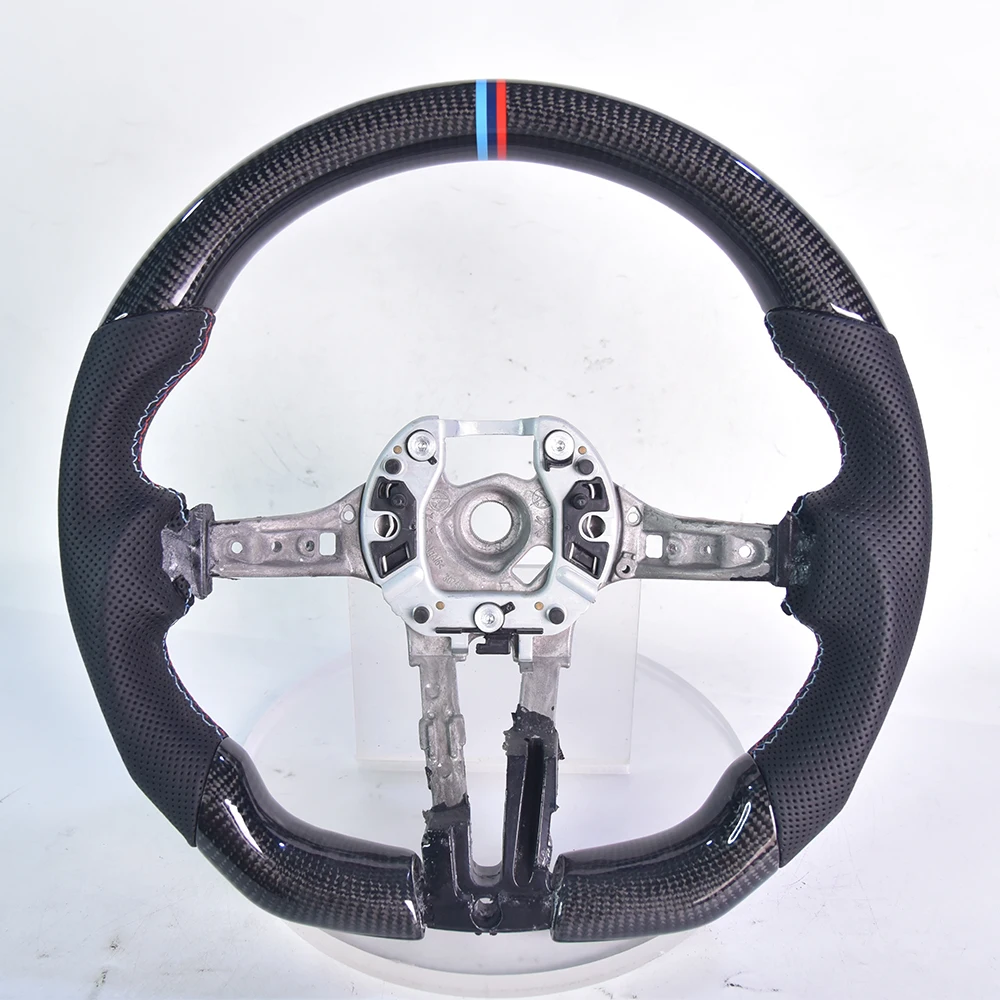 

Carbon Fiber Leather Steering Wheel For BMW F10 F30 M3 M4 M5 M6